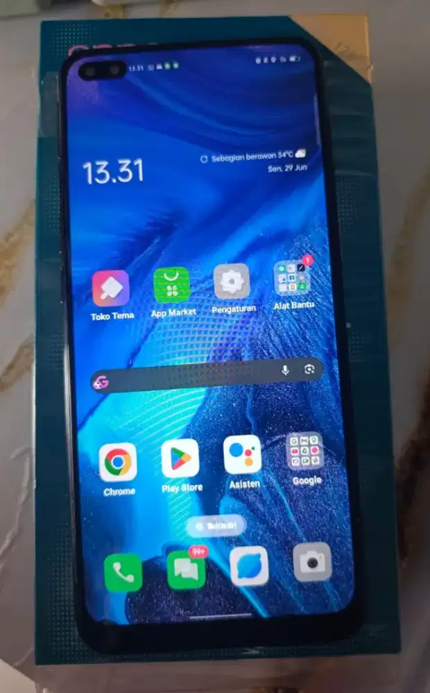 Handphone Oppo Reno 4 RAM 8gb /128Gb