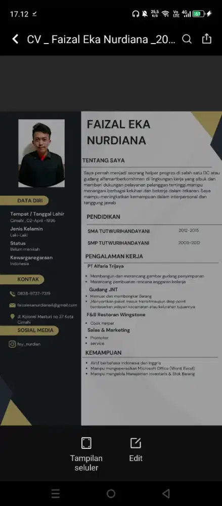 Mencari lowongan pekerjaan apa saja yg penting halal