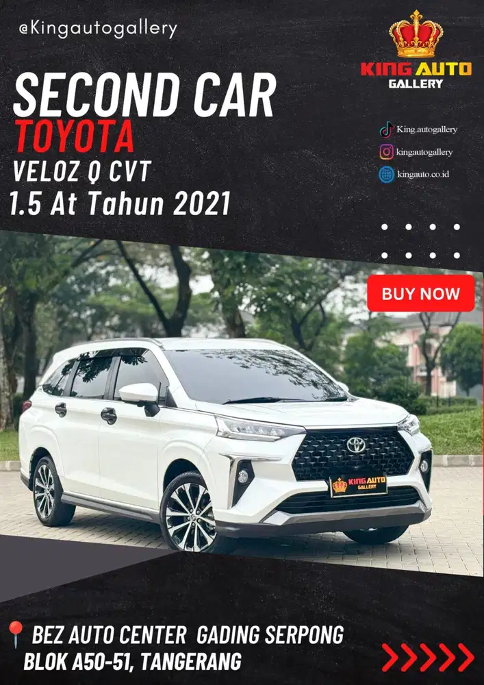 Toyota VELOZ Q 1.5 CVT 2021 Putih