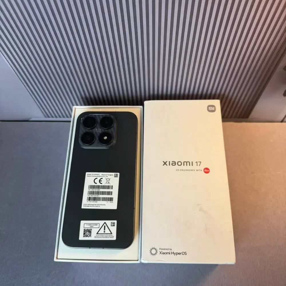 Xiaomi 17 12/256gb Resmi Indo Black