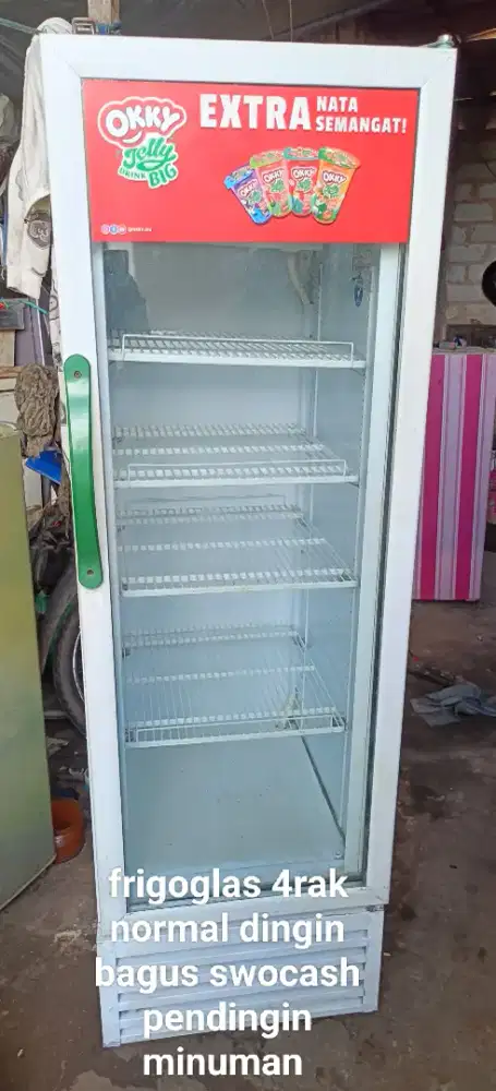 Swocash pendingin minuman 4rak frigoglas