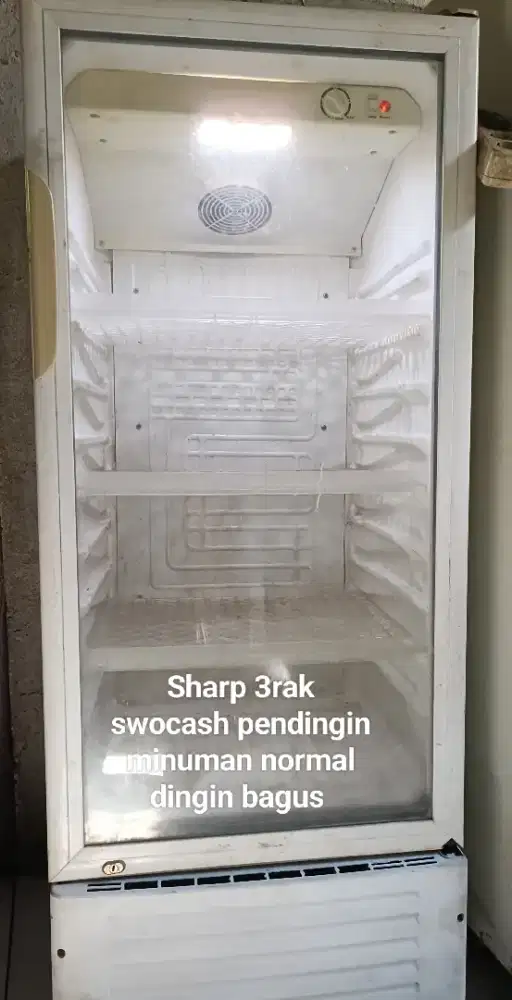 Swocash pendingin minuman 3rak Sharp