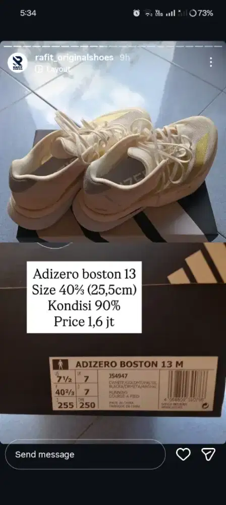 Sepatu Adidas Boston 13