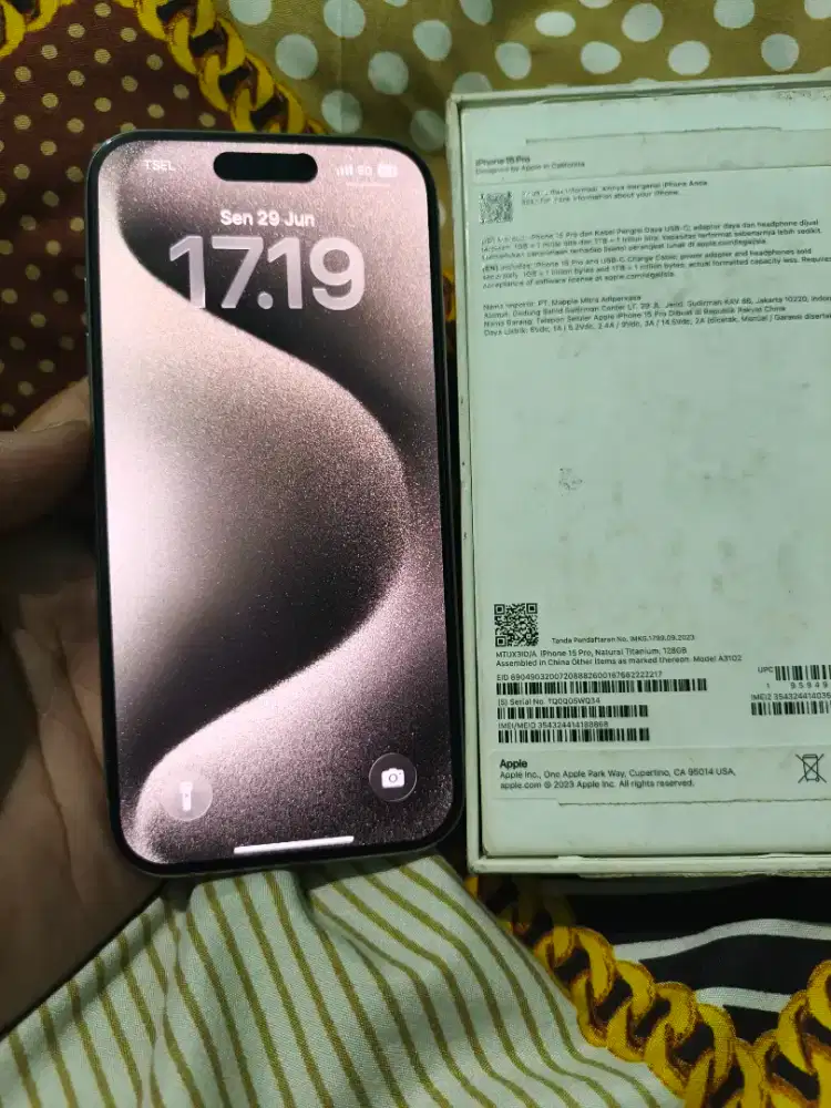 Dijual iPhone 15 Pro iBox Full Original