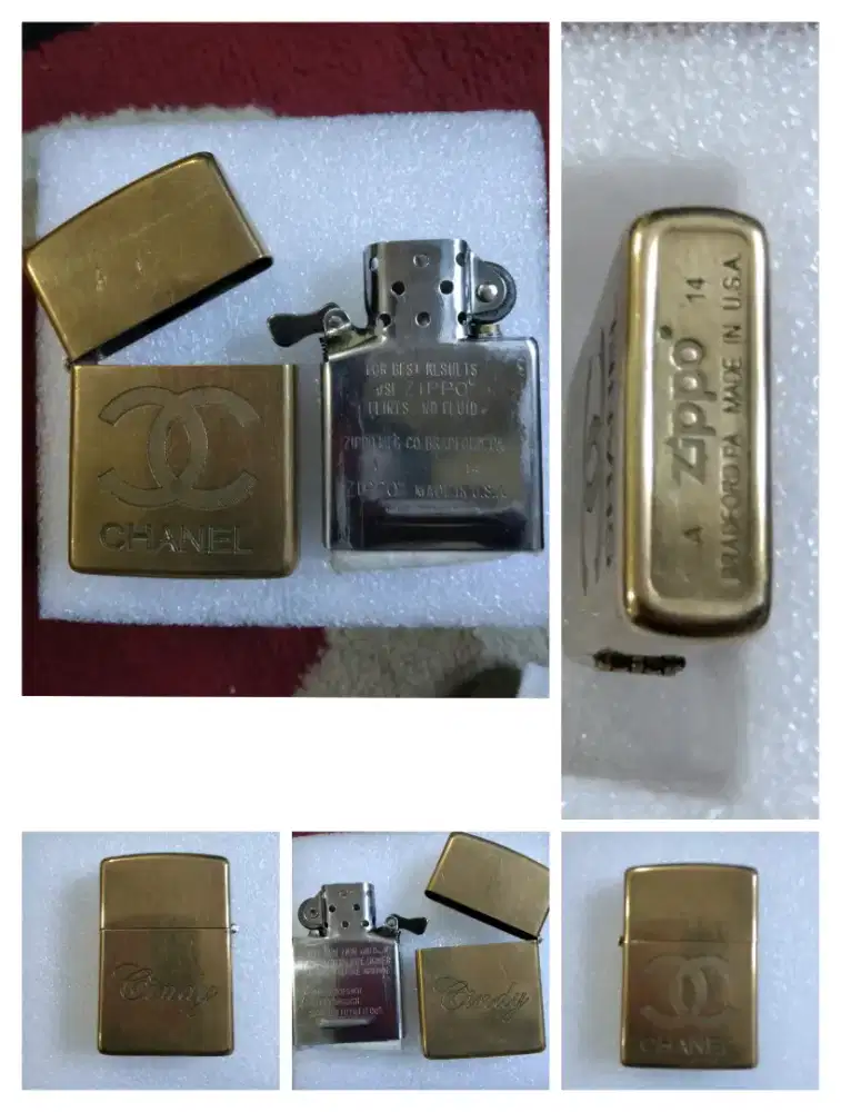 Zippo ori kuning