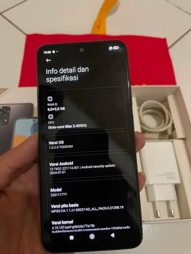 Xiaomi note 11 6/128gb lengkap
