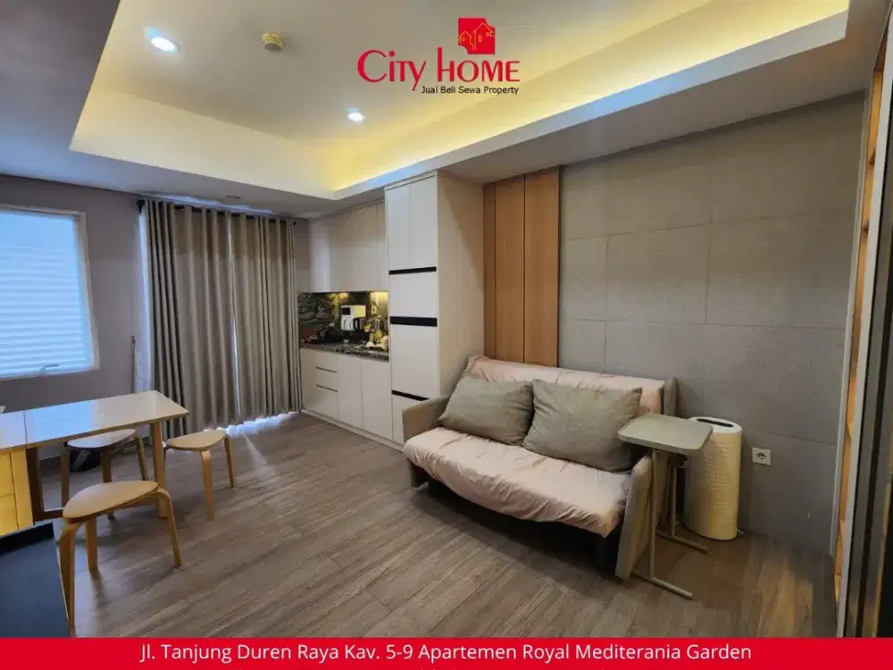 DIJUAL - 1 BR Royal Mediterania Garden Apt at Podomoro City