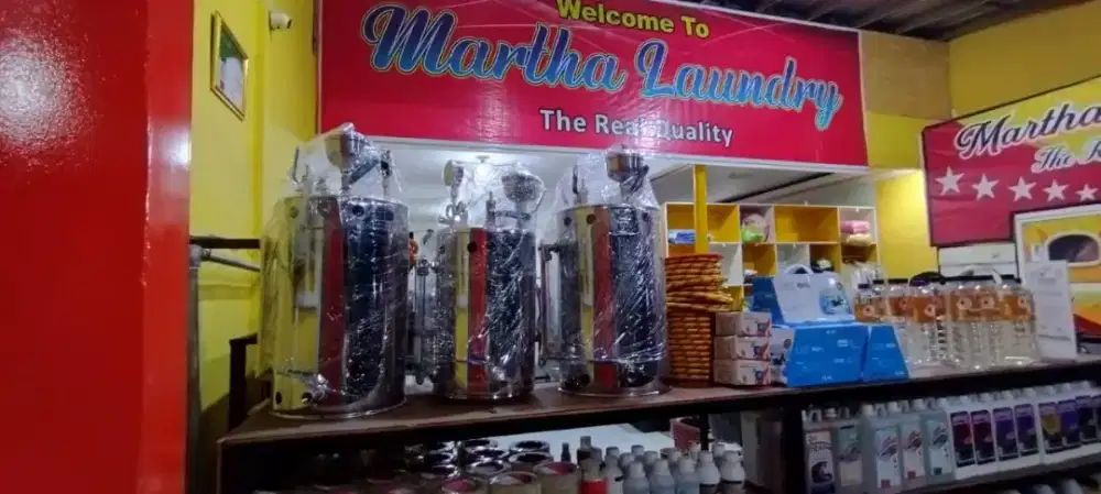 Kasir Laundry, Baca dengan teliti.