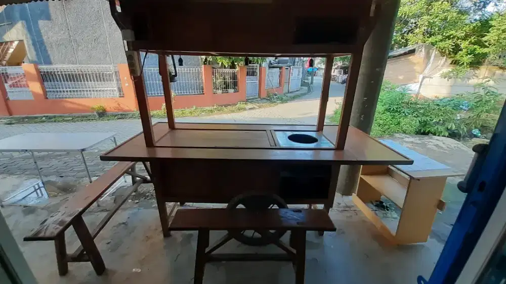 Gerobak Angkringan Kayu Kuat