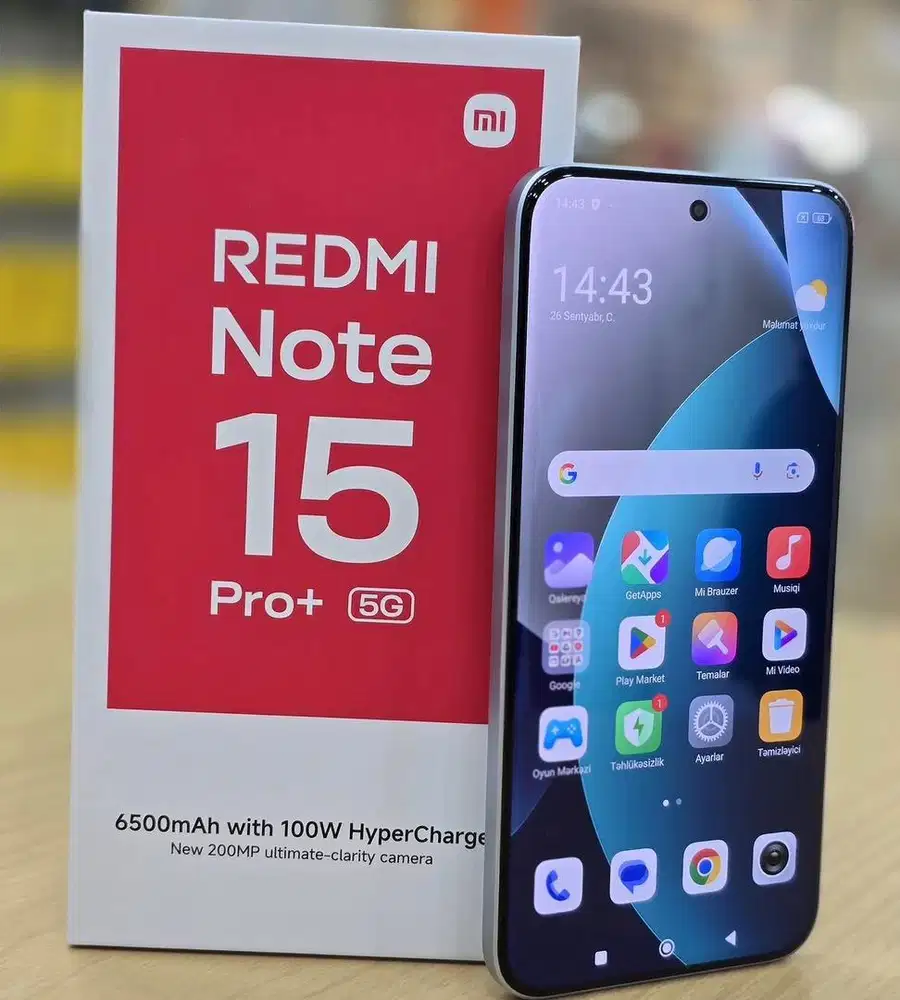 Redmi Note 15 pro plus 5G 8/256 black (baru)/msi