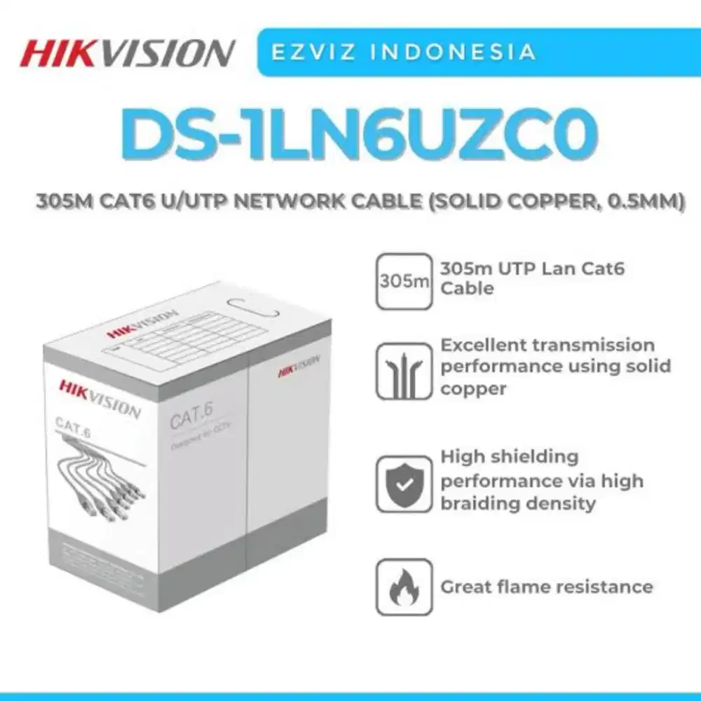 Kabel lan Hikvision