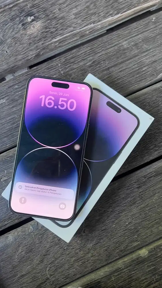 Iphone 14 pro max 128 resmi ibox siap pakai lok bjm bca desk