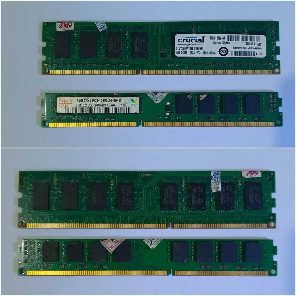 RAM Komputer 2x4GB (8GB) DDR3 Normal