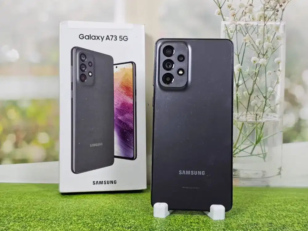 Samsung Galaxy A73 5G NFC 8GB/256GB mulus fullset Resmi SEIN