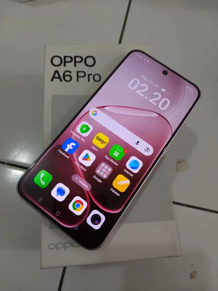 Oppo A6 Pro 8/128GB
Fullset Mulus Nomines
Mahar Aja 3100 Nego tipis