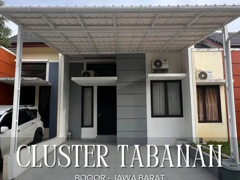 DIJUAL MURAH RUMAH 1 LANTAI CLUSTER TABANAN BOGOR JAWA BARAT
