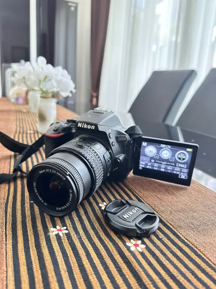 Nikon D5500 fullset lengkap