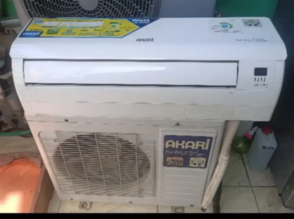 Jual ac akari 1/2 pk R 410 lowwat 360 watt kondisi 95% ori semua