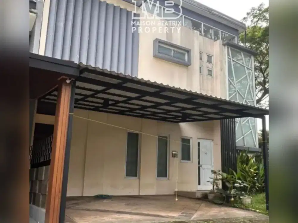 DIJUAL CEPAT RUMAH HOEK 2 LT ADA PRIVATE POOL DEKAT AEON MALL BSD TANGERANG