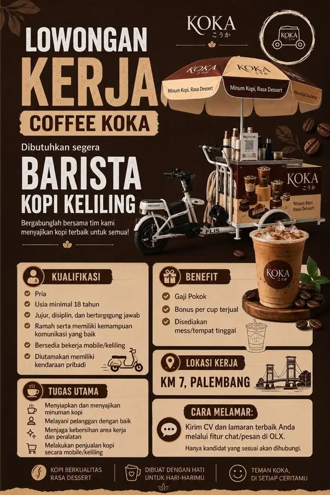 Lowongan Kerja Barista Kopi Keliling