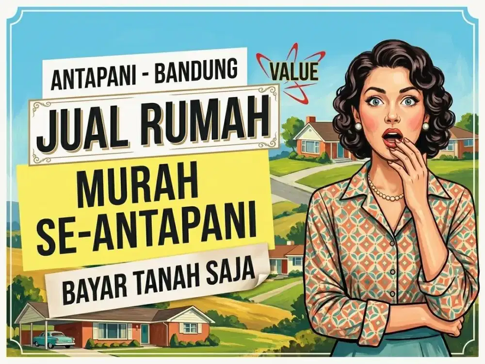 JUAL RUMAH DI ANTAPANI, ARCAMANIK, BANDUNG KOTA.