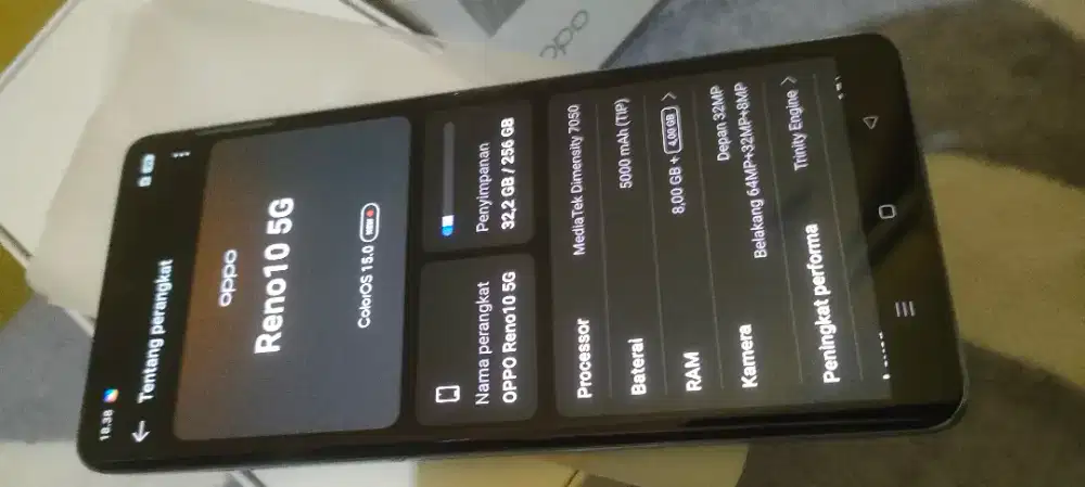 Oppo Reno10 5G 8/256 Fullset Ori No Minus