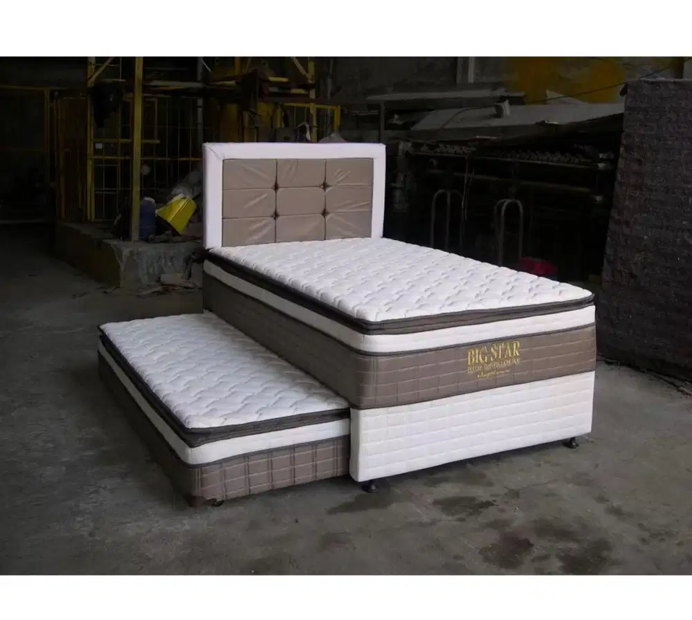Tempat tidur susun springbed 160x200