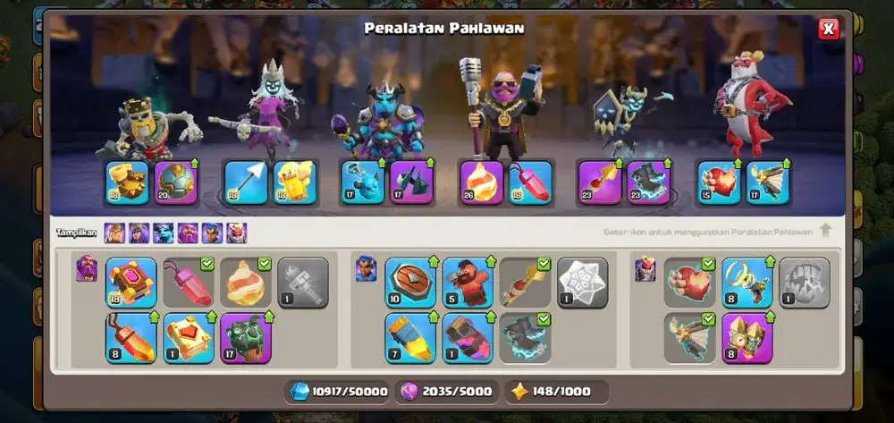 Akun coc TH16 semi tinggal poles dikit