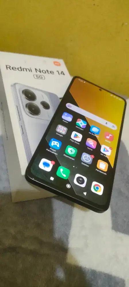 Jual Redmi Note  14 5G 8/256 Fullset Ori