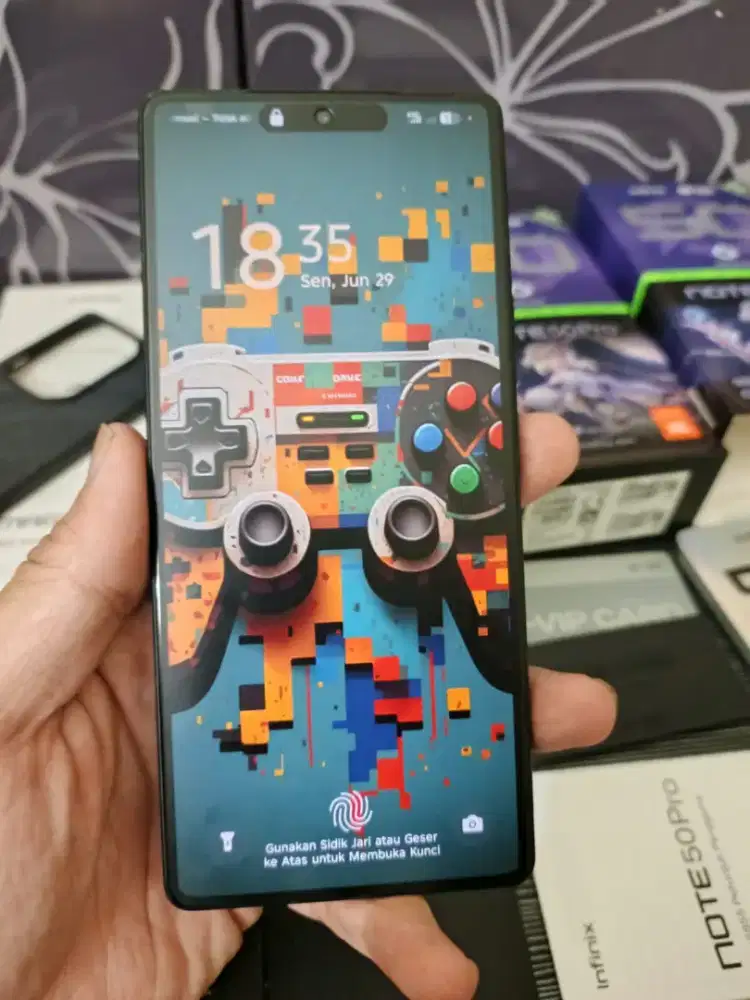 Infinix note 50 pro fullset full original no minus