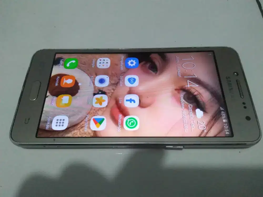 Samsung galaxy J2 prime 4G layar 5 inchi gold