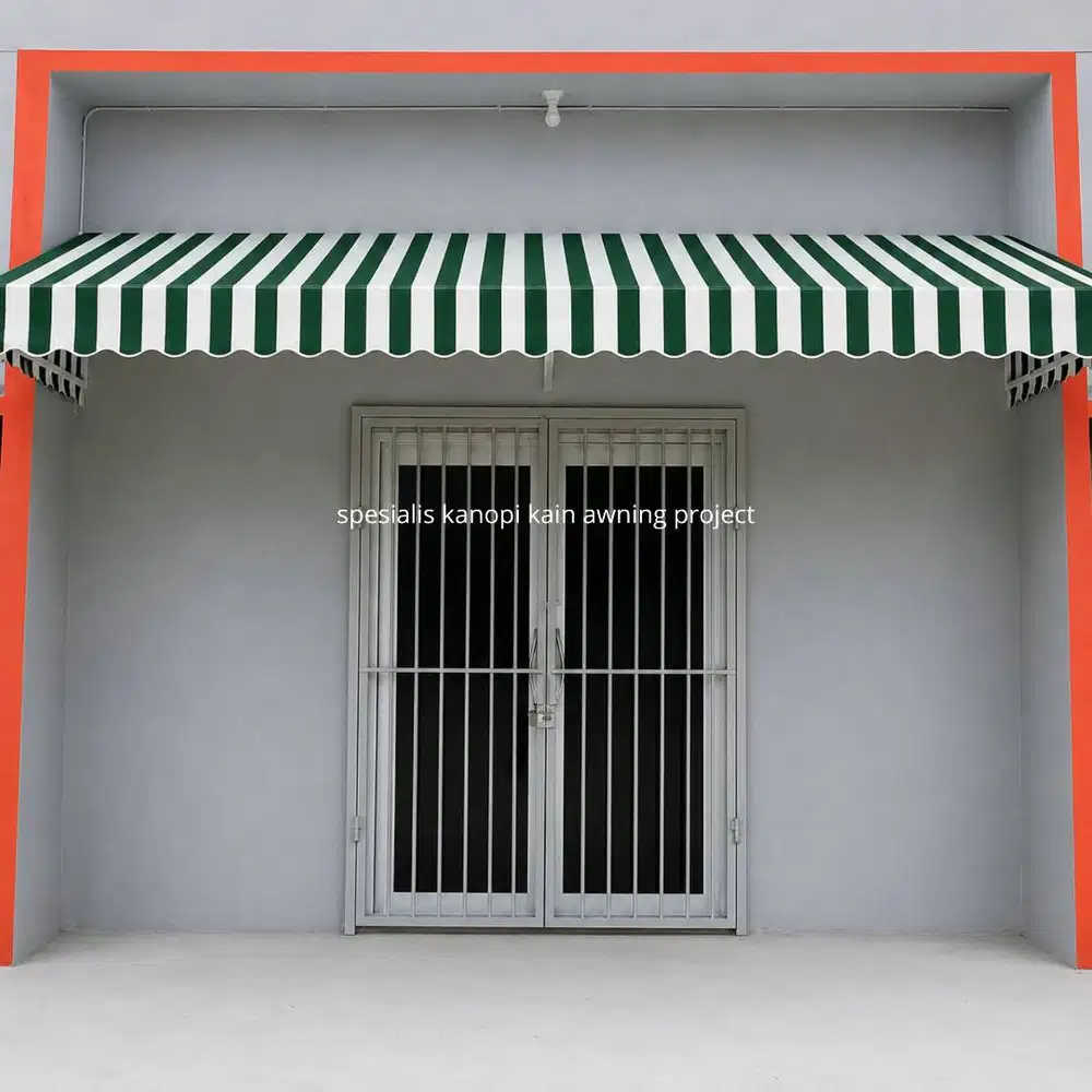 Kanopi Kain Awning | Tahan Panas Hujan | Custom Warna