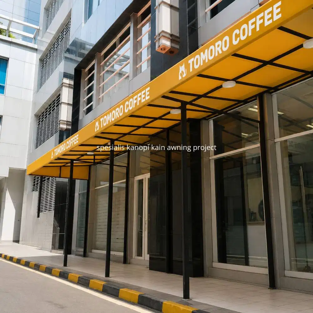 Kanopi Kain Awning | Tahan Panas Hujan | Custom Warna