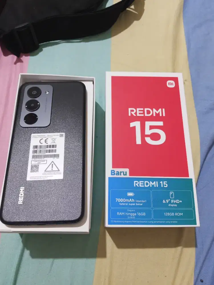 Redmi 15, baterai 7000mah, ram 8 128 rom