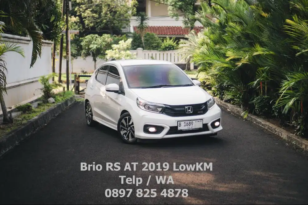 LowKM Brio RS AT 2019 Honda 2020 Agya 2021 ignis trd putih tgn1
