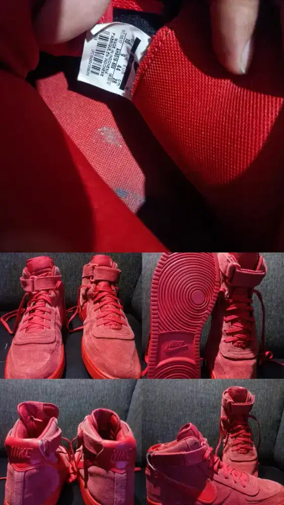 Nike Vandal High Supreme Triple Red