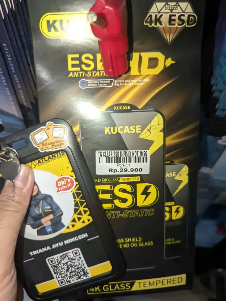 TG CLEAR ESD INFINIX HOT 20 5G| ATLANTIS DAHSYAT