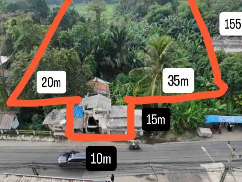 Dijual Tanah Serdan Wetan Legok Tangerang Luas 1 HA Pinggir Jalan Raya