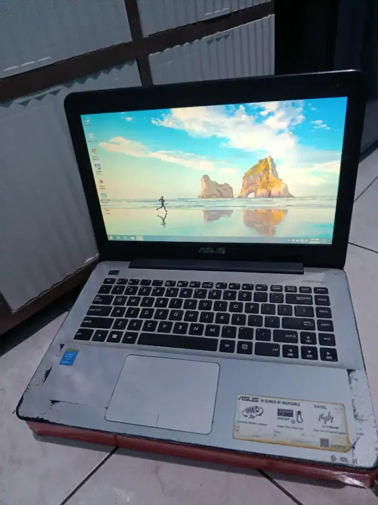 Laptop asus x455l Intel core i3 gen 4