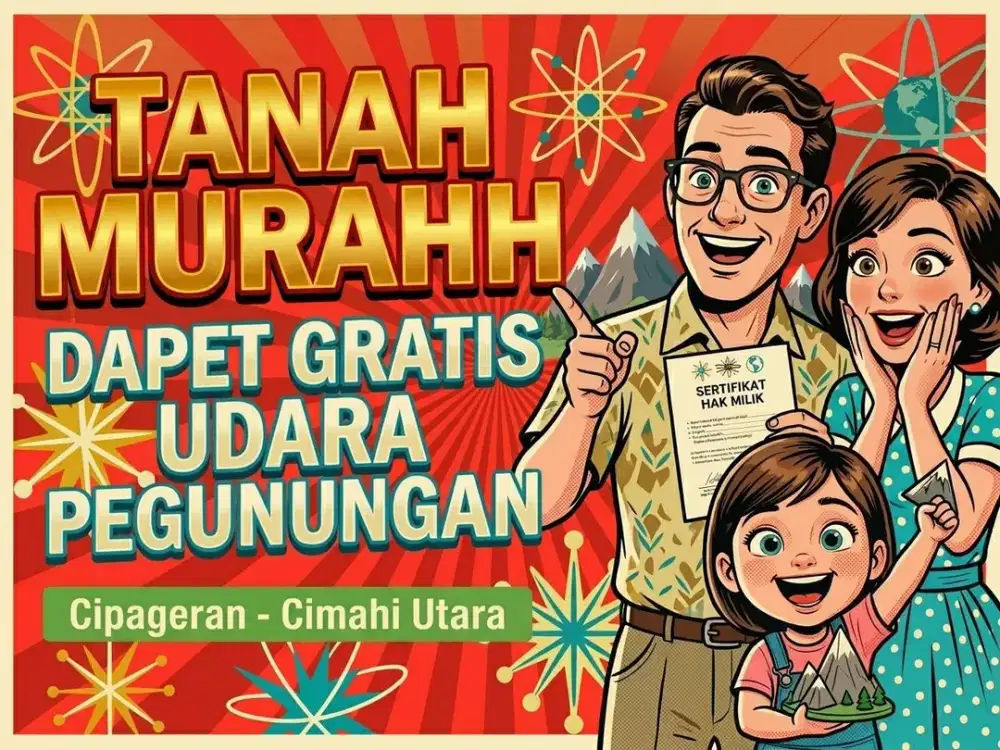 JUAL TANAH DI CUKANG KAWUNG, CIPAGERAN, CIMAHI.