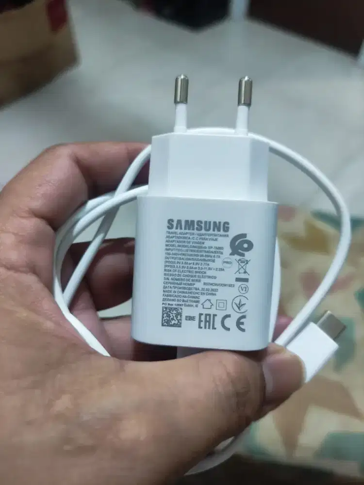 Charger samsung c to c 25 watt original 100%
