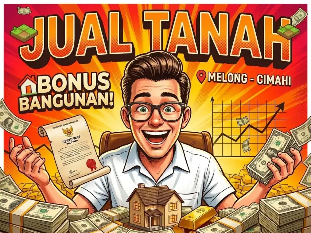 JUAL TANAH DI HEGARMANA, CIJERAH, MELONG, CIMAHI.