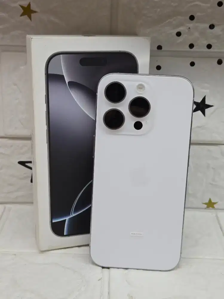 Iphone 16 pro 128gb white second resmi