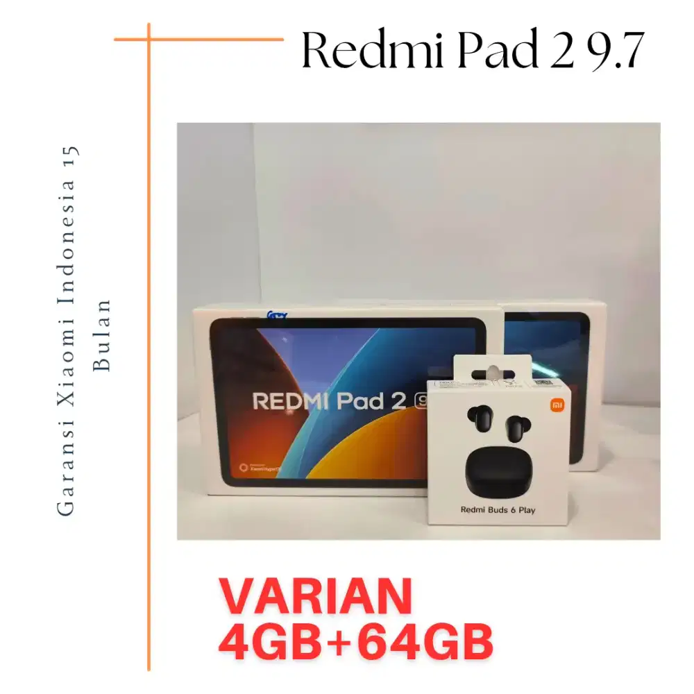 Redmi Pad 2 9.7 Garansi Resmi Indonesia