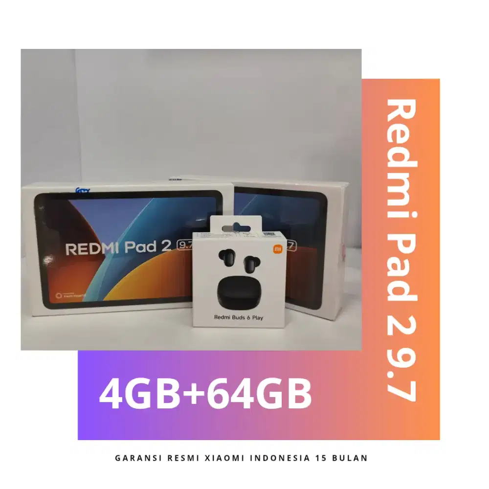 Redmi Pad 2 9.7 Garansi Resmi Indonesia