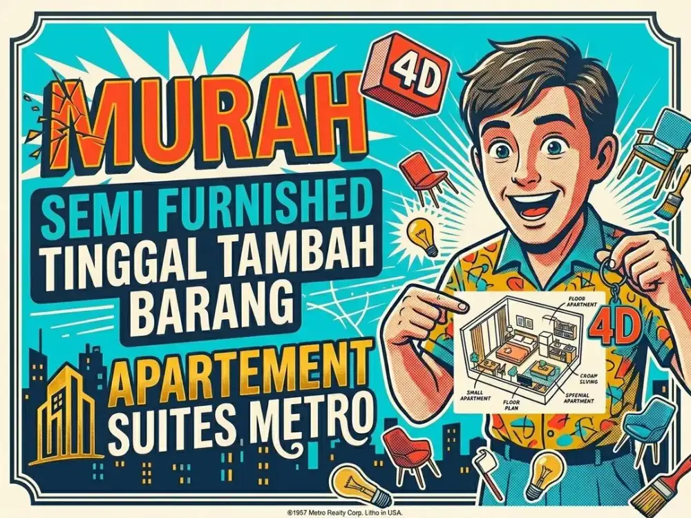 JUAL APARTEMEN THE SUITES METRO, SOEKARNO HATTA, JATISARI, BUAH BATU.