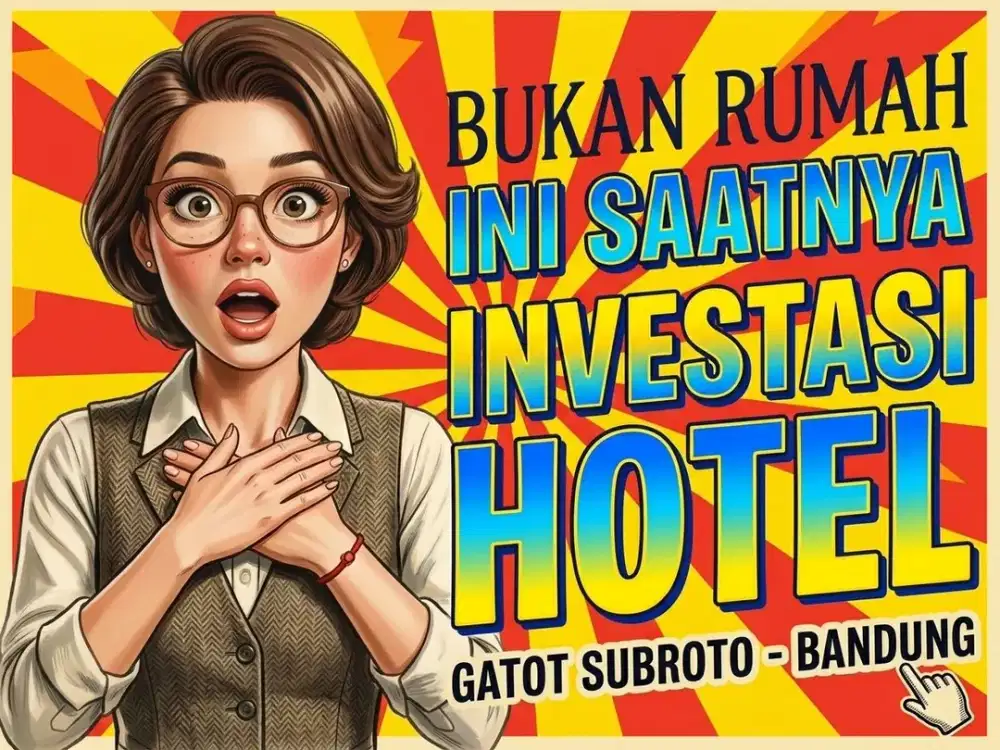 JUAL HOTEL DI GATOR SUBROTO, LENGKONG, ASIA AFRIKA, BANDUNG KOTA.