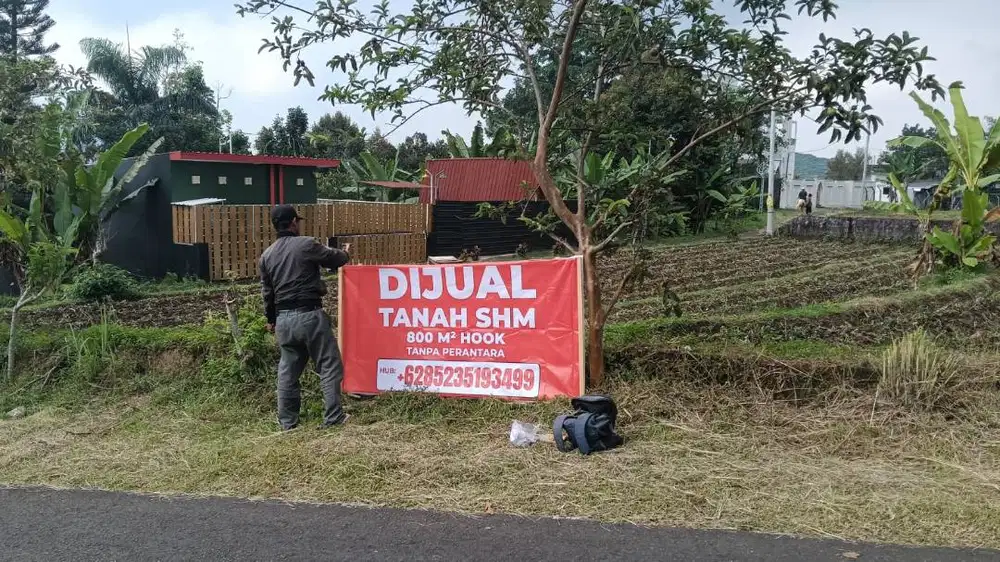 Dijual Tanah SHM 800m2 Hook, Trawas