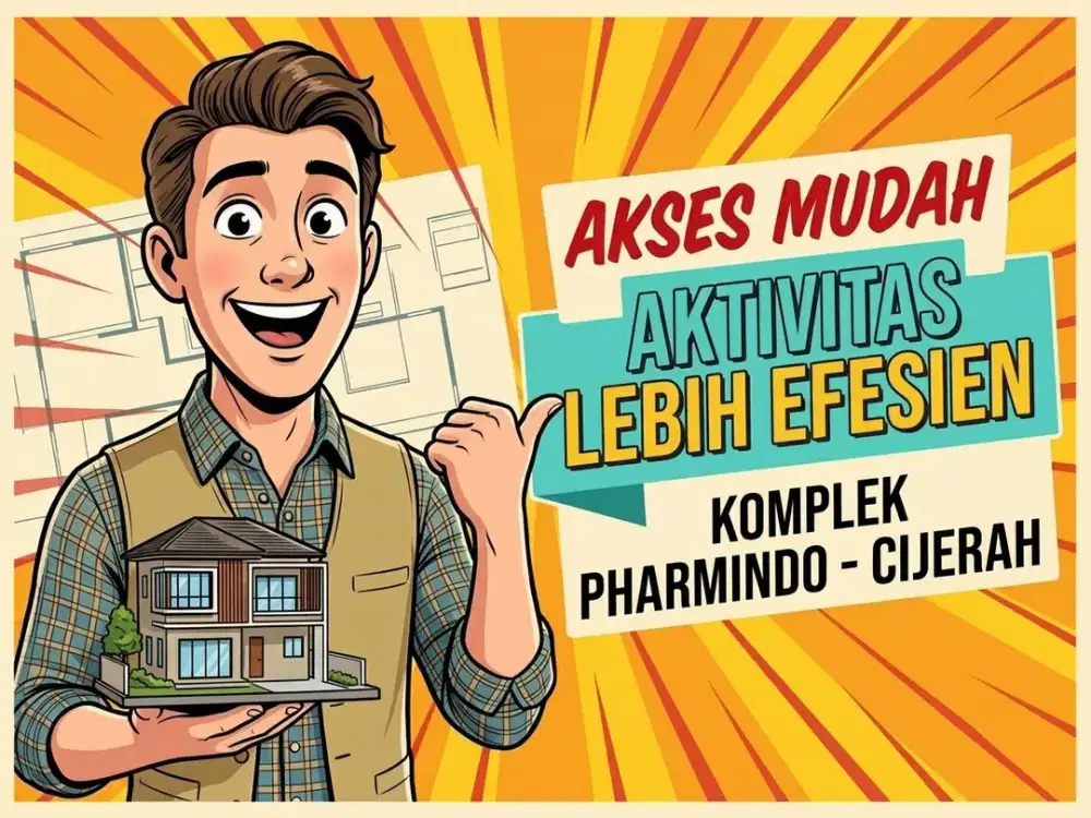 JUAL RUMAH DI PHARMINDO, CIJERAH, MELONG, CIMAHI.