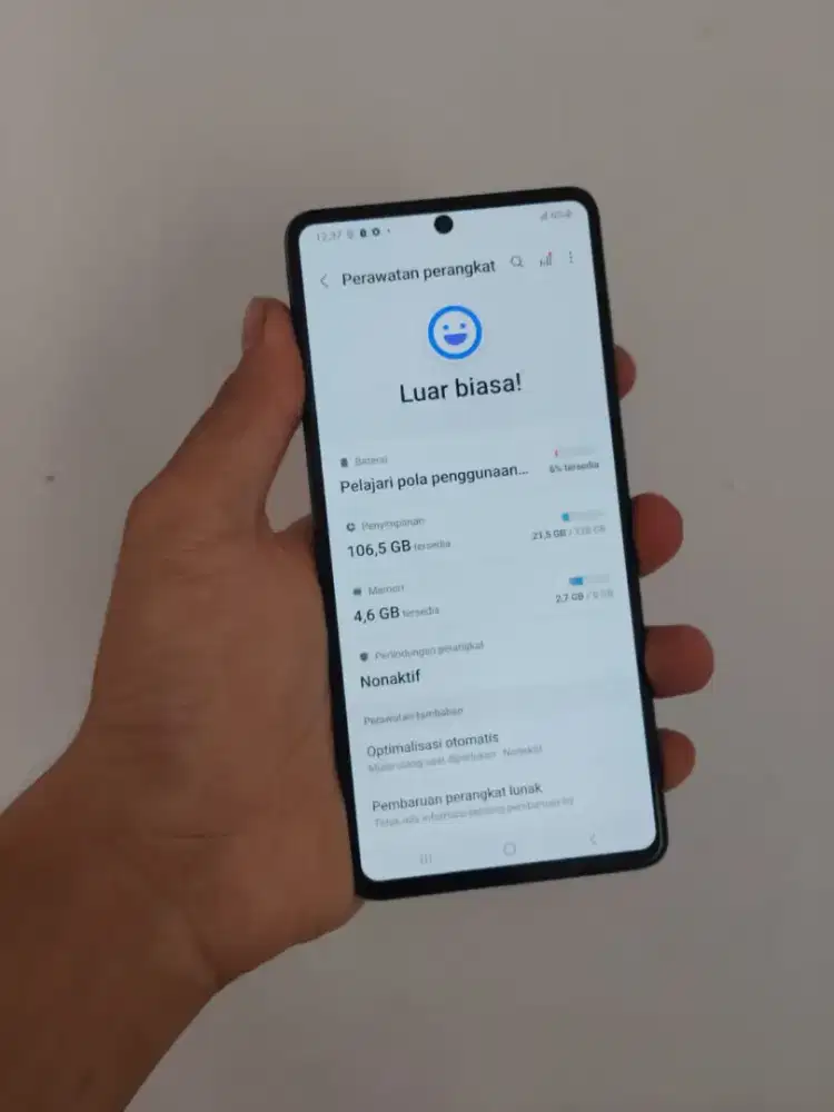 Samsung a71 ram8/128 sein